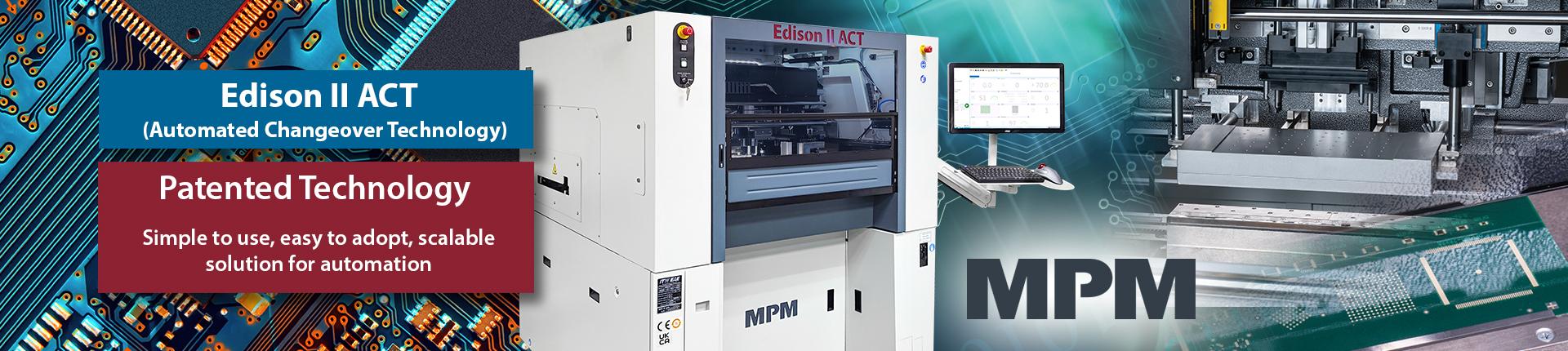 MPM Edison II ACT Stencil Printer